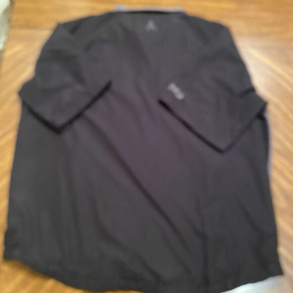 PING Jacket Men XL Black Gray Windbreaker Pullover Quarter Button Snap Golf - Picture 10 of 11